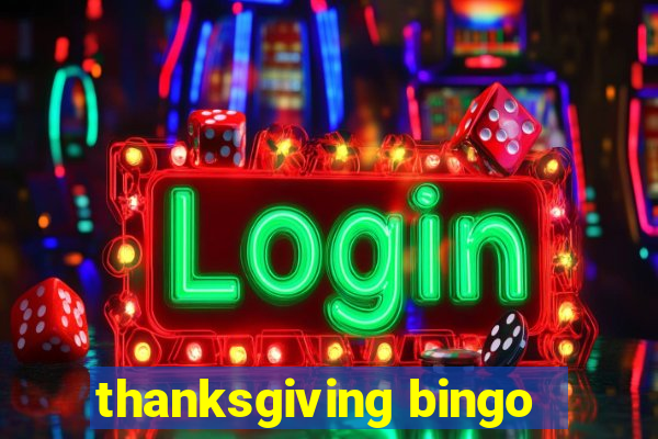 thanksgiving bingo